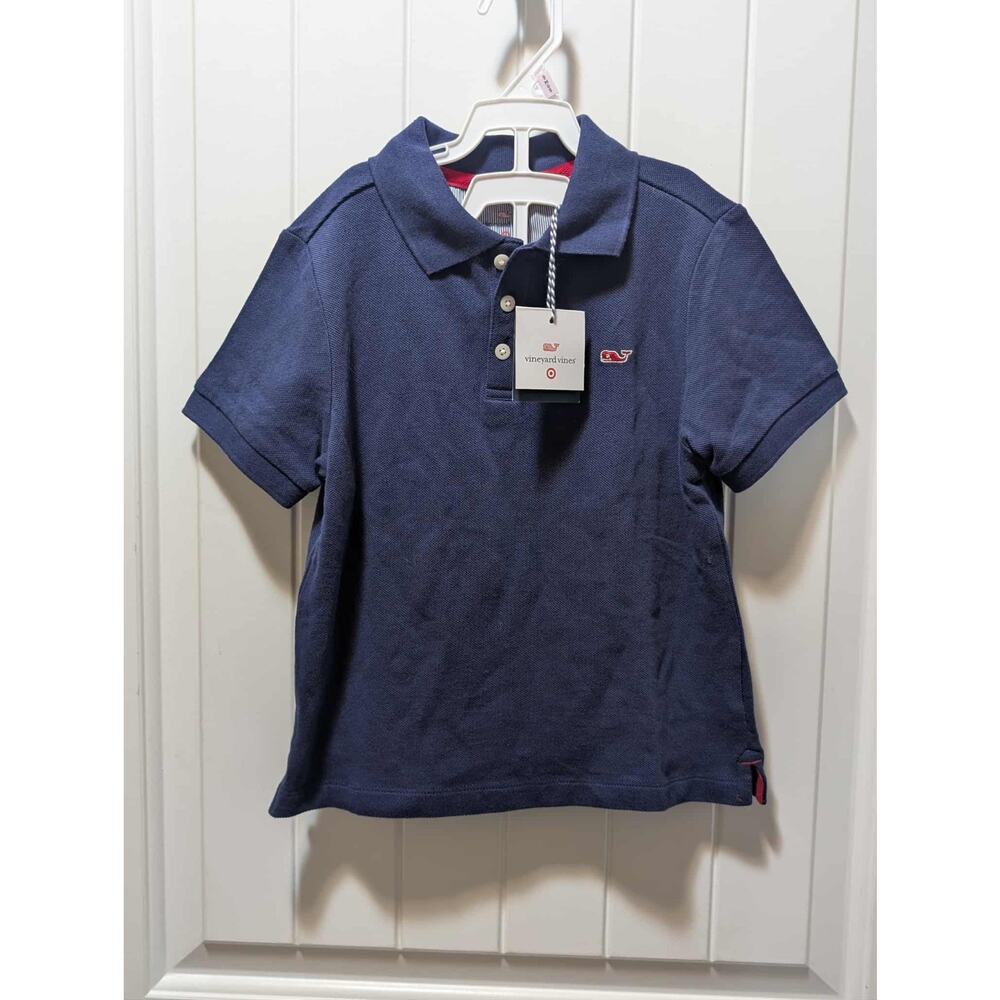 New Vineyard Vines for Target Navy Blue Polo Shirt Toddler Girls 4T